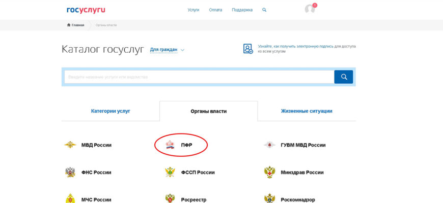 Пошаговая инструкция гражданам для записи на приём в Пенсионный фонд РФ онлайн через Единый портал госуслуг