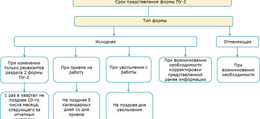 Новшества в заполнении и представлении формы ПУ – 2